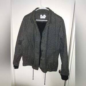 Topman Black and Gray Men's Jacket